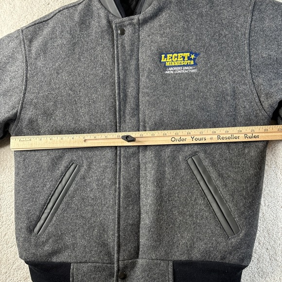 Union Line Wool Bomber Jacket Penny Coat Mens Small Union Made USA LEGET MN - Picture 7 of 14